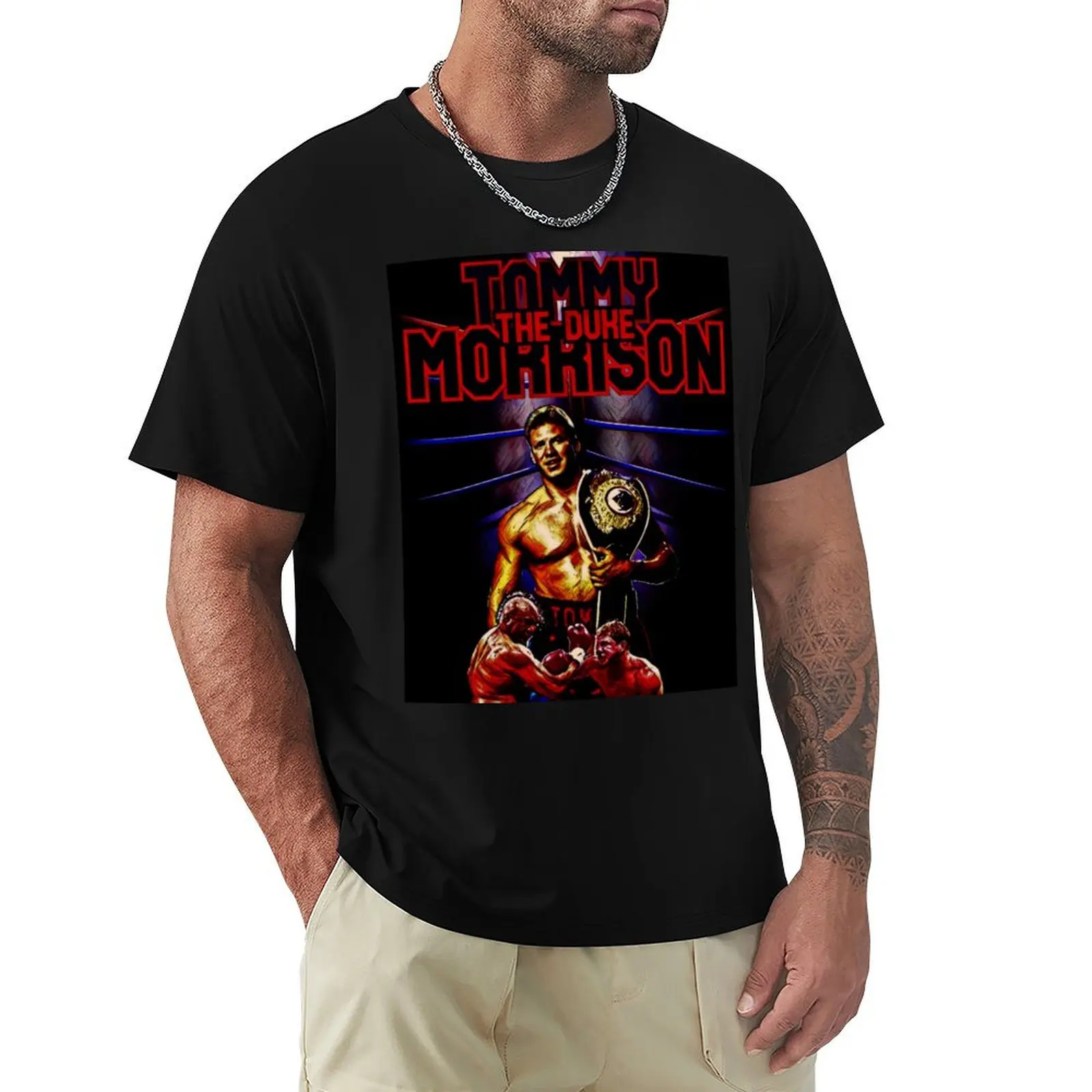 

Tommy Morrison T-Shirt blue archive fashion shirts kawaii clothes plus size clothes mens funny t shirts