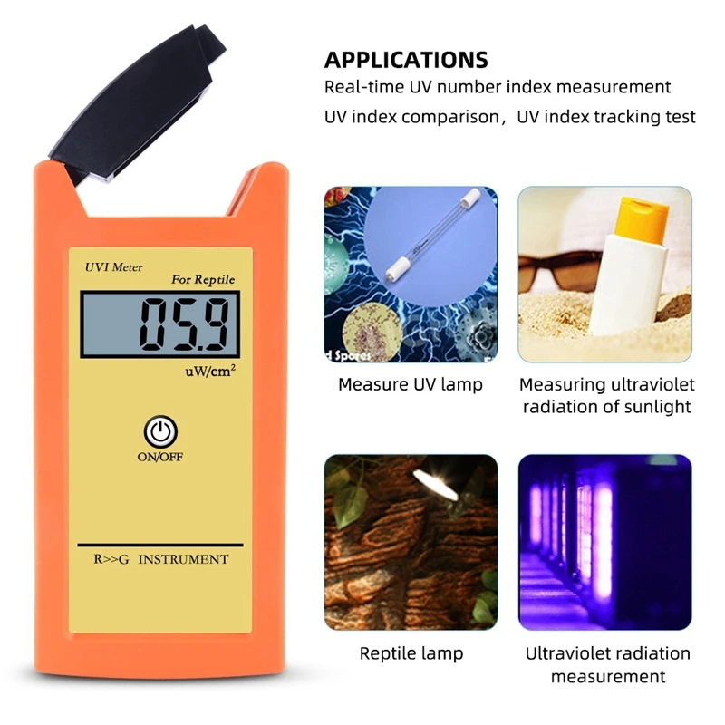 1Pcs UVI Meter ± 10% REF. NIST High Precision Sun Index Tester UVI Ultraviolet Intensity Photometric Measurement Tool