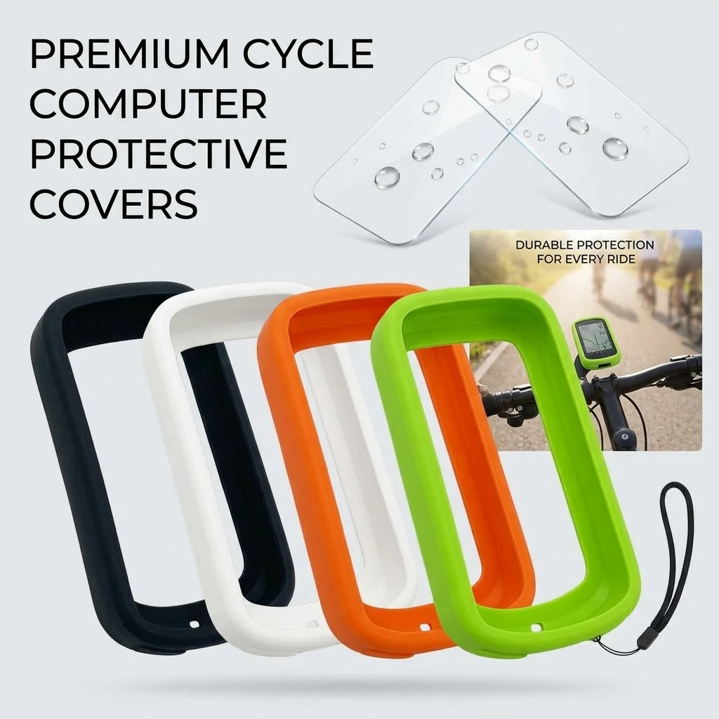 For iGPSPORT BSC500 Code Table Silicone Protective Case Waterproof Anti-Drop Film And Protective Rope for Table Code