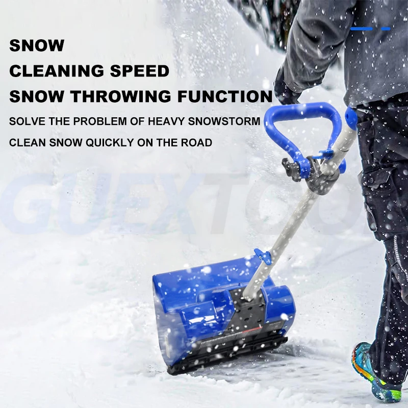 24V Electric Cordless Snow Sweeper Foldable Small Snow Removal Equipment Snow Shovel Snow Removal Machine Road Snow Remover