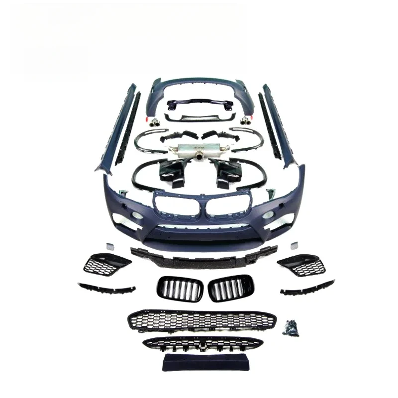 

X5 F15 Body Kit X5 M Style High Quality pp Material 2013- 2018y Front Bumper Rear Bumper Car Side Skirt Facelift