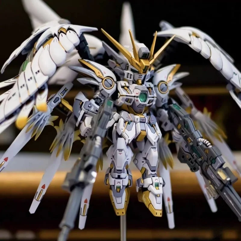 

In Stock MGSD XXXG-00YSW Wing Snow White Prelude Assembly Model Kit New GL Robot Action Figure Plastic Hobby Toys for Collectors