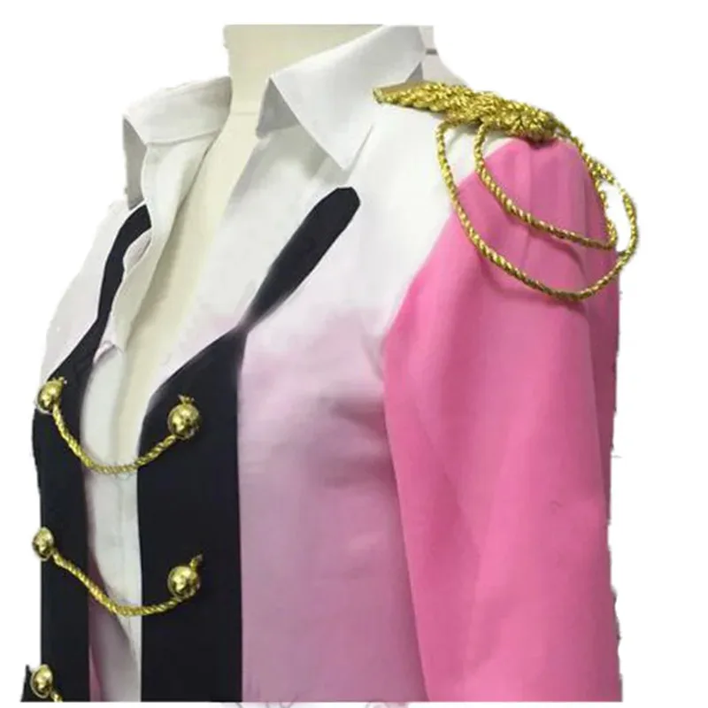 

zizi 2025 Victor Nikiforov Yuri Katsuki Cosplay blue pink match clothes Coat top Costume 3 colors 110