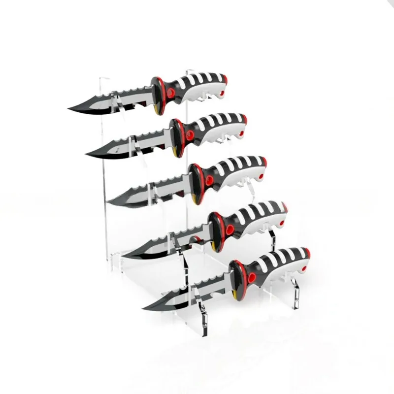 Прозрачная акриловая подставка для ножей-бабочек, Карманный держатель для ножей, держатели для инструментов, демонстрационные предметы для ножей 87HA