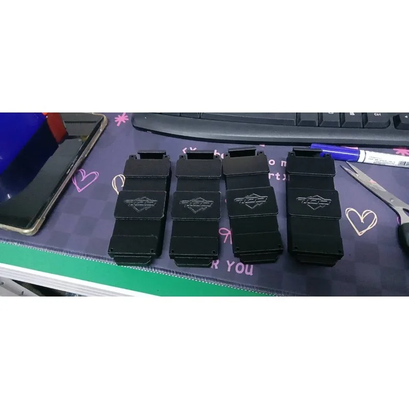 Boîte de batterie à dégagement rapide, Type à pression pour chenille de roche VP OPTIC H10 RC, pièces de mise à niveau pour voiture télécommandée à l'échelle 1/10