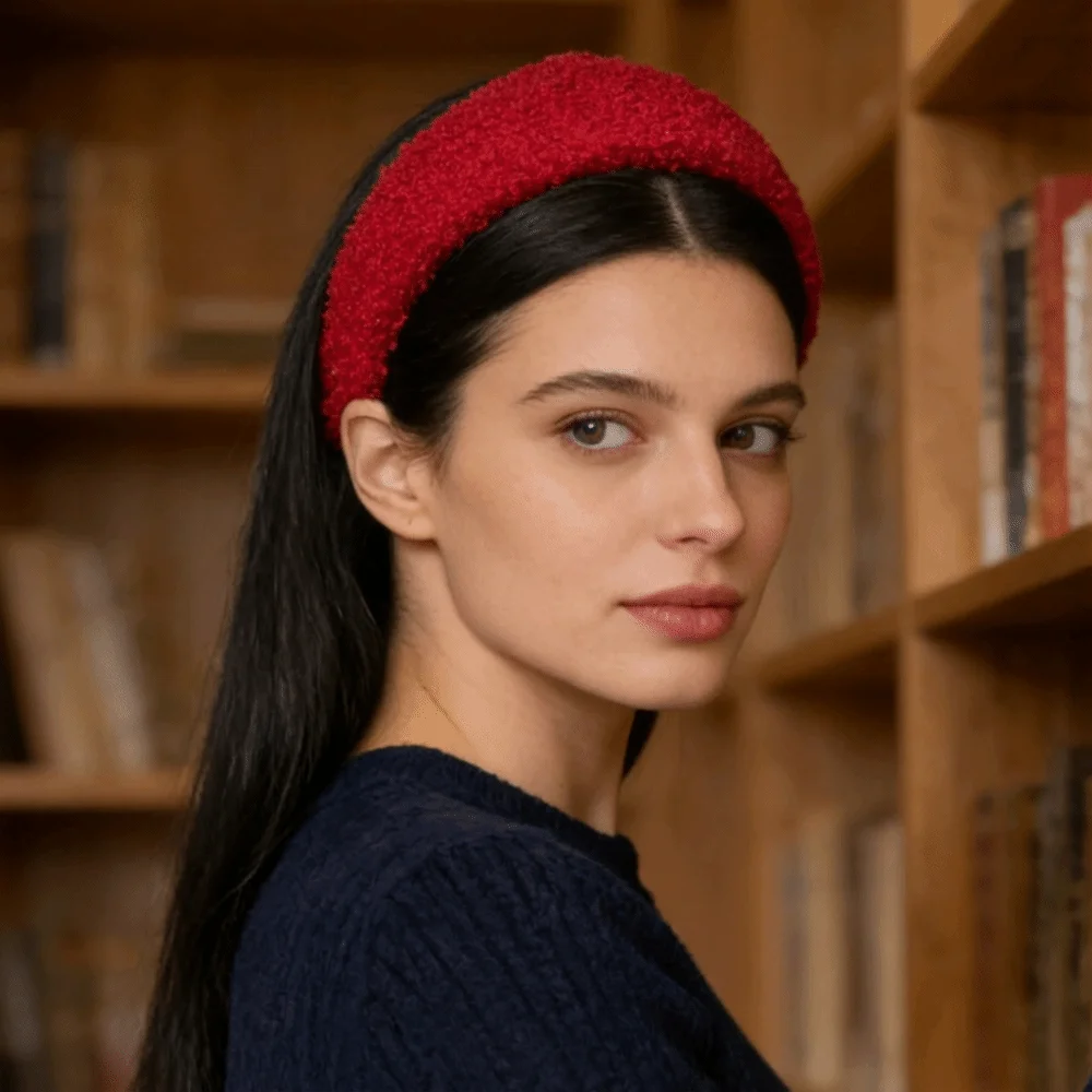 New Velvet Women Headband Wide Edge Hair Hoop Anti Slip European and American Hairpin Headband Lady Headwear