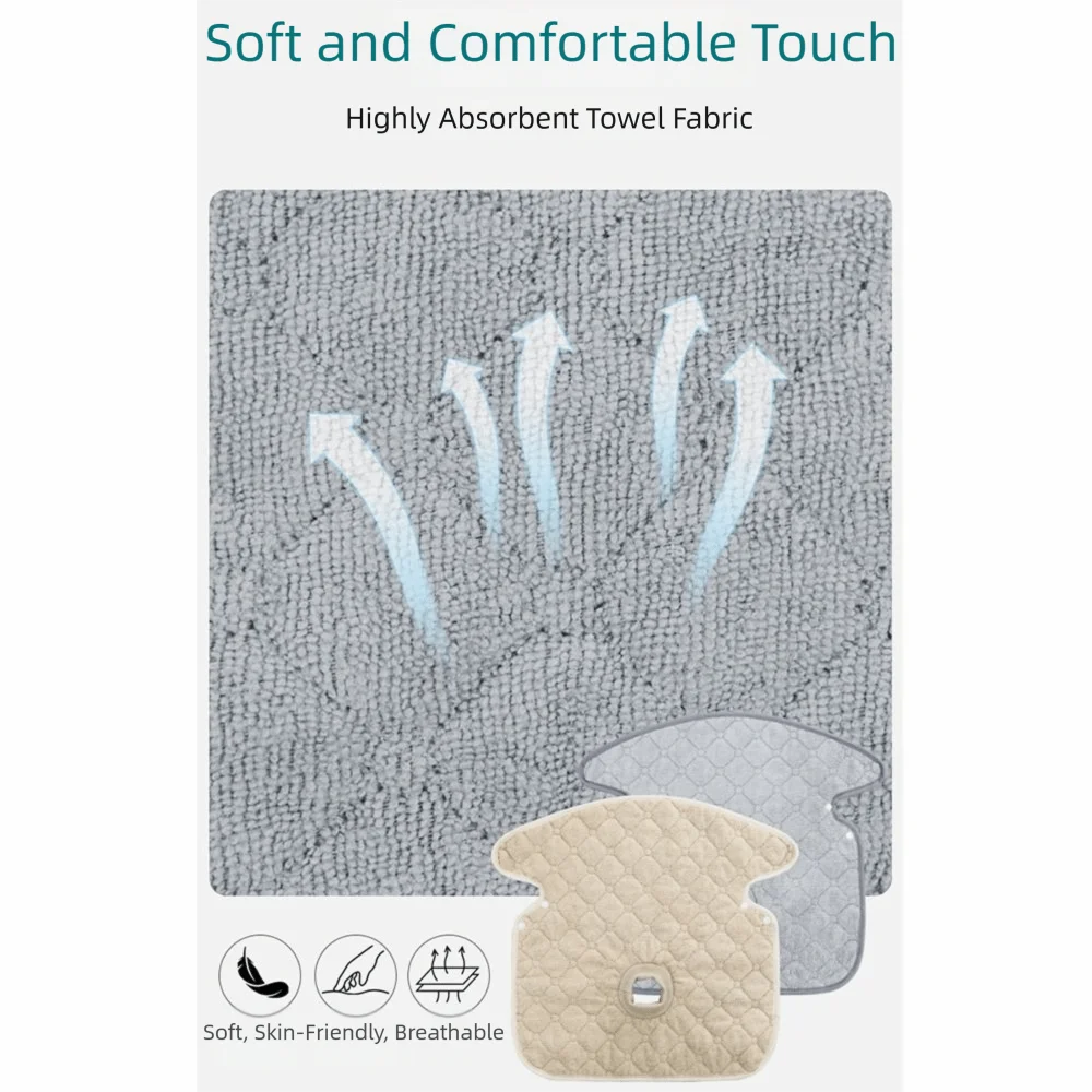 Water-absorbing Baby Carseat Mat Waterproof Foldable Baby Seat Pad Non-slip Skin-friendly Car Seat Protector Changing Mat