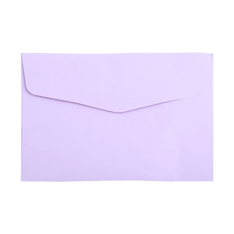 Lot de 10 enveloppes en papier Kraft rétro A6 papiers carte postale Invitation lettre Cash Organizer sac Vintage couleur P9JD