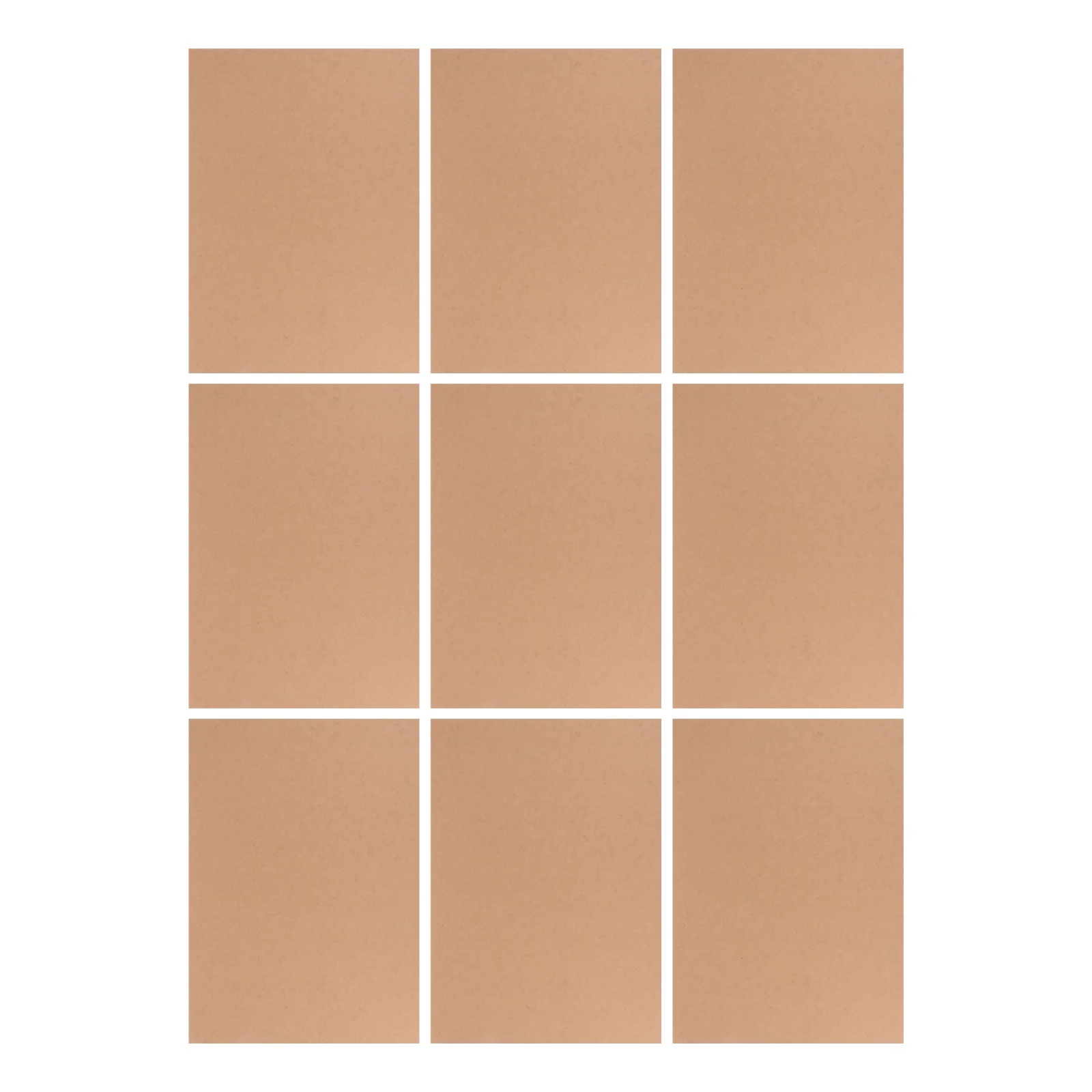 20 قطعة من ورق الكرافت من الورق المقوى مقاس A3 من الورق المقوى الصلب السميك مثالي لتعبئة مواد الحرف اليدوية والشحن و