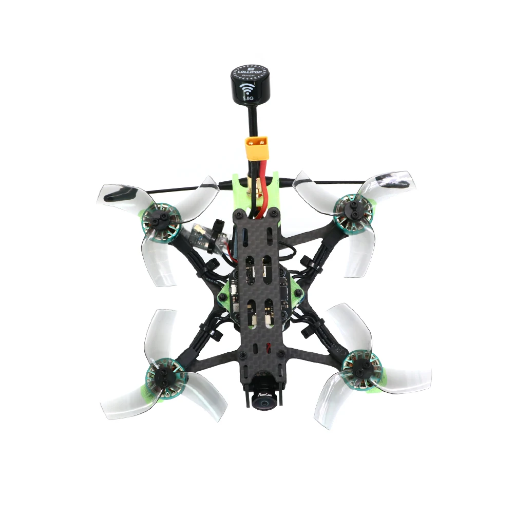 2.5 นิ้ว RC FPV Racing Drone พร้อม Nano4 1/3 "800TVL กล้อง QAV250 ยาวเที่ยวบินระยะทาง DIY Freestyle Racing FPV Drone