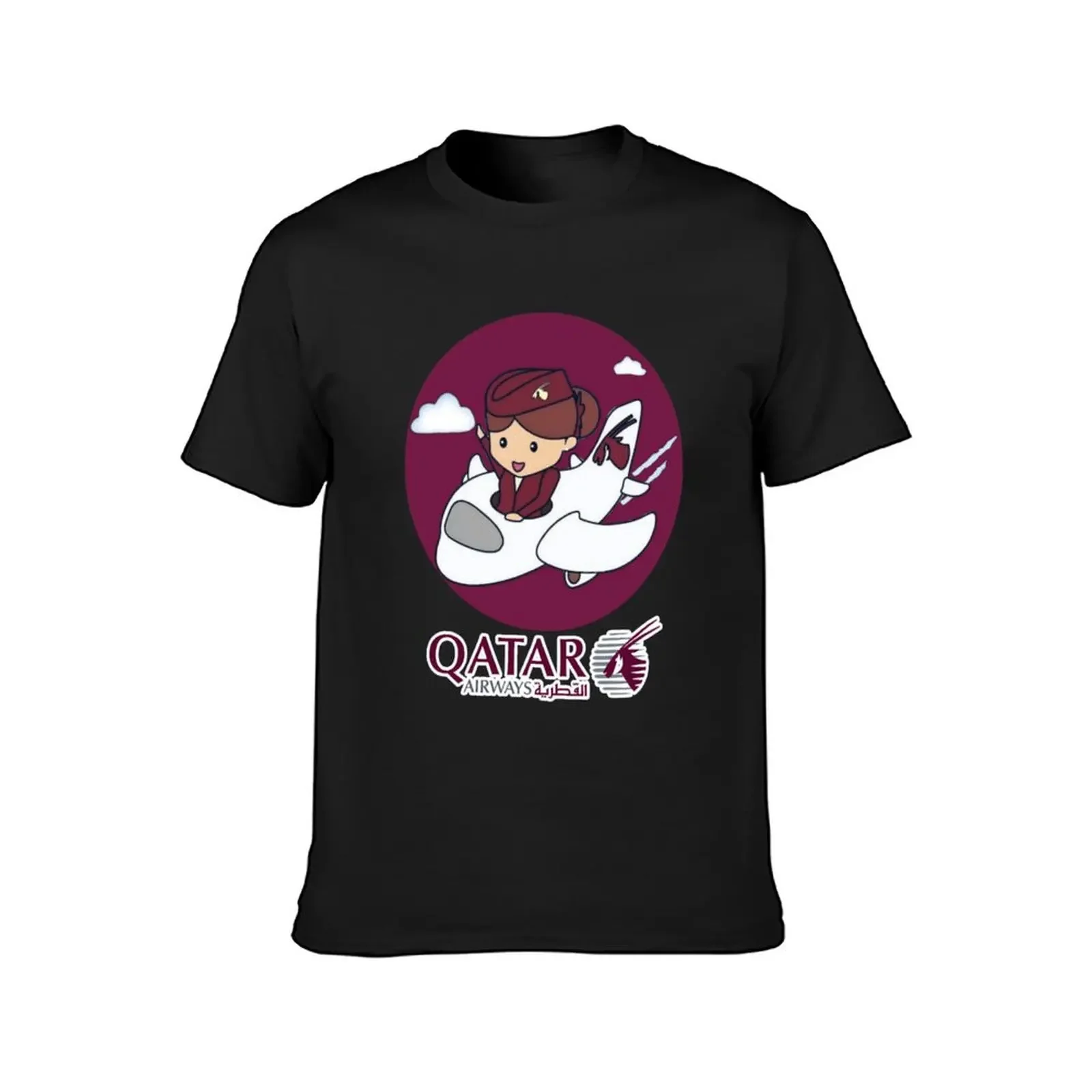 qatar airways T-Shirt boys whites custom t shirt heavyweights Blouse heavyweight t shirts for men