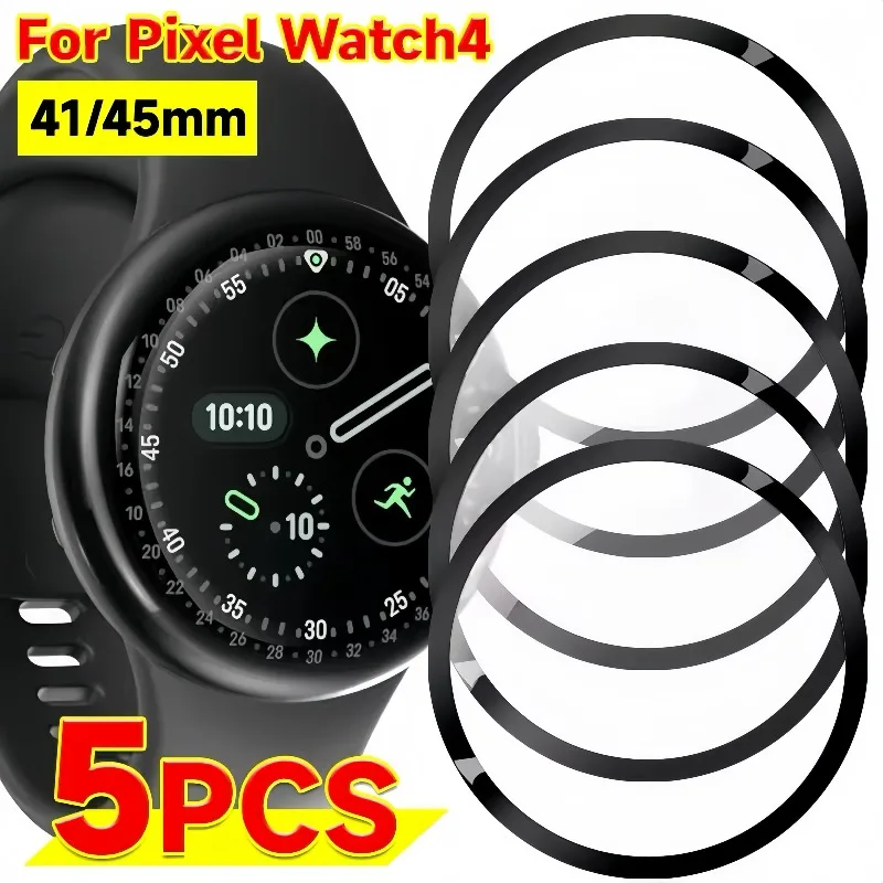 For Google Pixel Watch 4 45/41mm Soft 3D Curved  Anti-Scratch Film Screen Protector for Pixel4 Smartwatch Accessories Not Glass