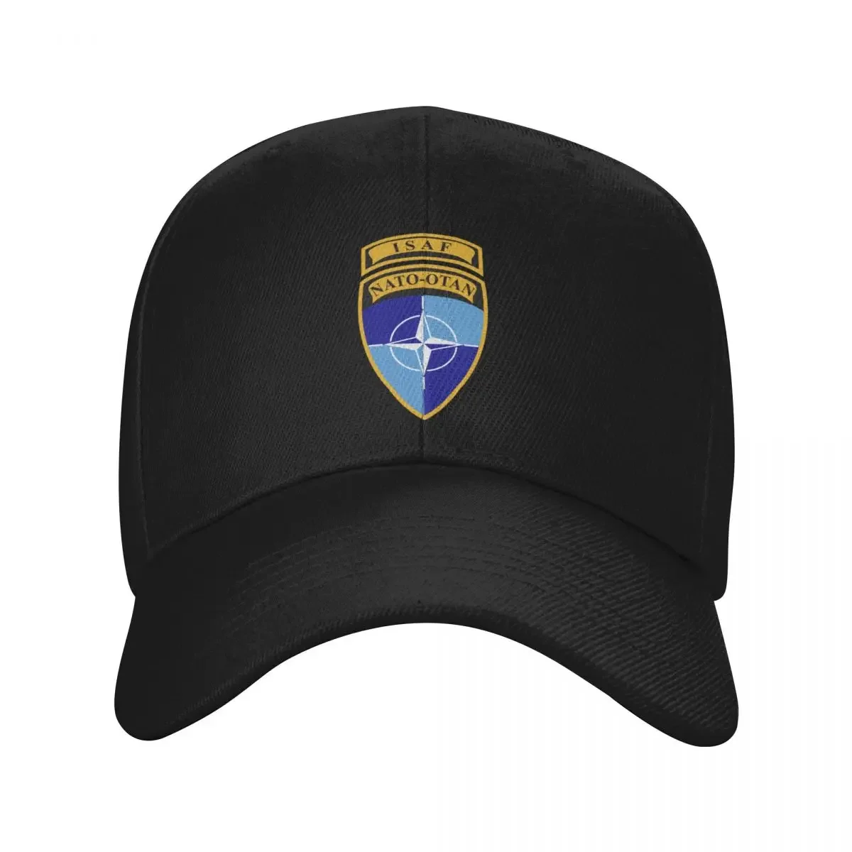 International Security Assistance Force (ISAF) NATO-OTAN Baseball Cap Thermal Visor Streetwear Hip Hop Mens Caps Women's