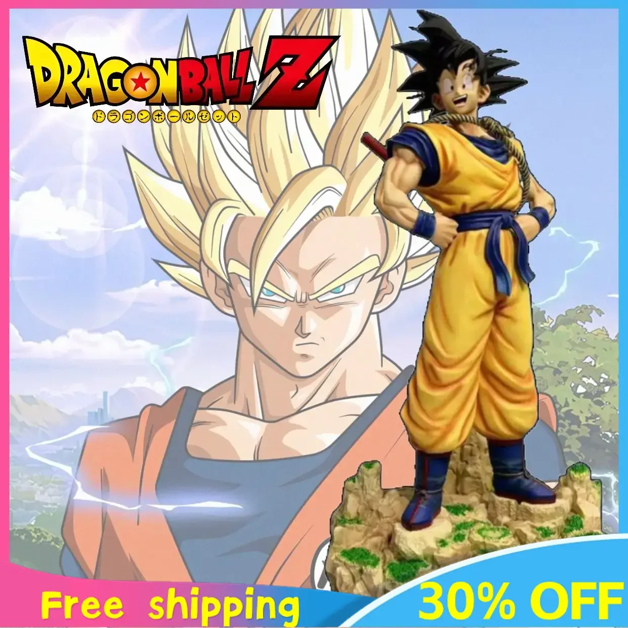 

Dragon Ball new Anime Figure 70cm Super Saiyan Son Goku Dream Action Figure Statue Collection Ornaments PVC Model Gift Toys Kid