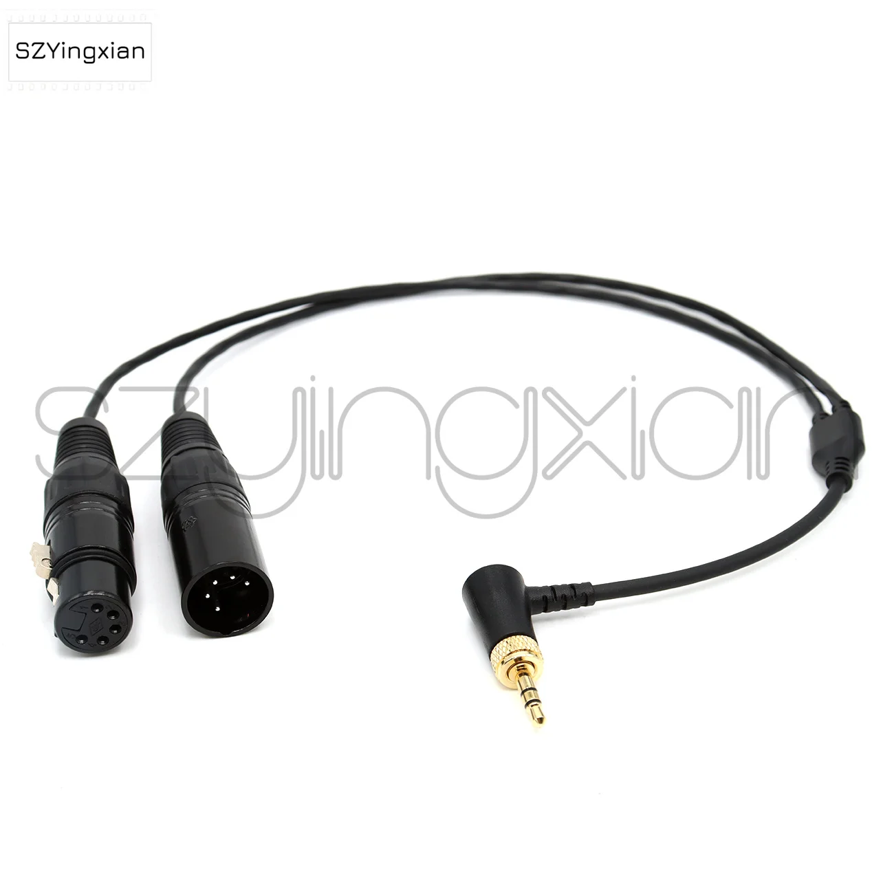 كابل توصيل DMX للذكور والإناث بقفل 3.5 ملم XLR 5Pin، مما يوفر وظيفة DMX لتركيبات الإضاءة NANGUANG