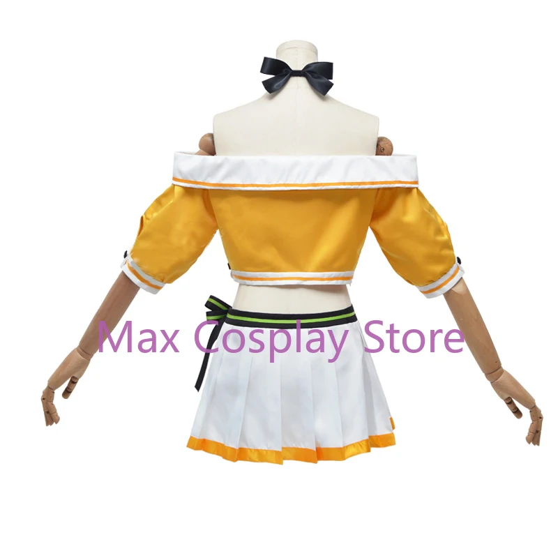 Max Cos disfraz de Anime Hololive VTuber para mujer, traje de Cosplay Natsuiro Matsuri, vestido lindo de Lolita, uniforme JK, hecho a medida para Halloween