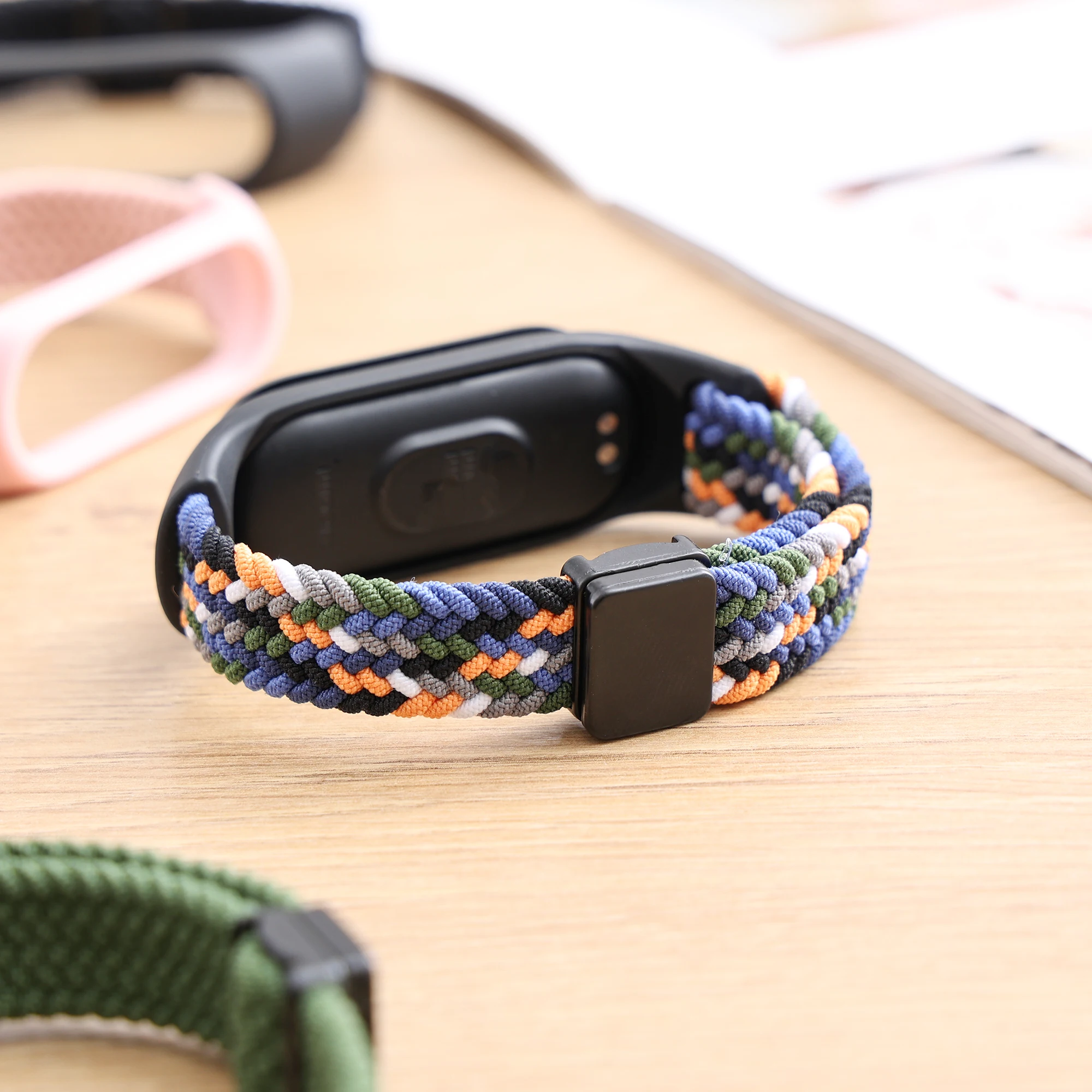 Braided Solo Loop for Xiaomi Mi Band 9 8 Strap accessories magnetic Nylon Replacement correa bracelet Miband9 Miband8 NFC bands image 4