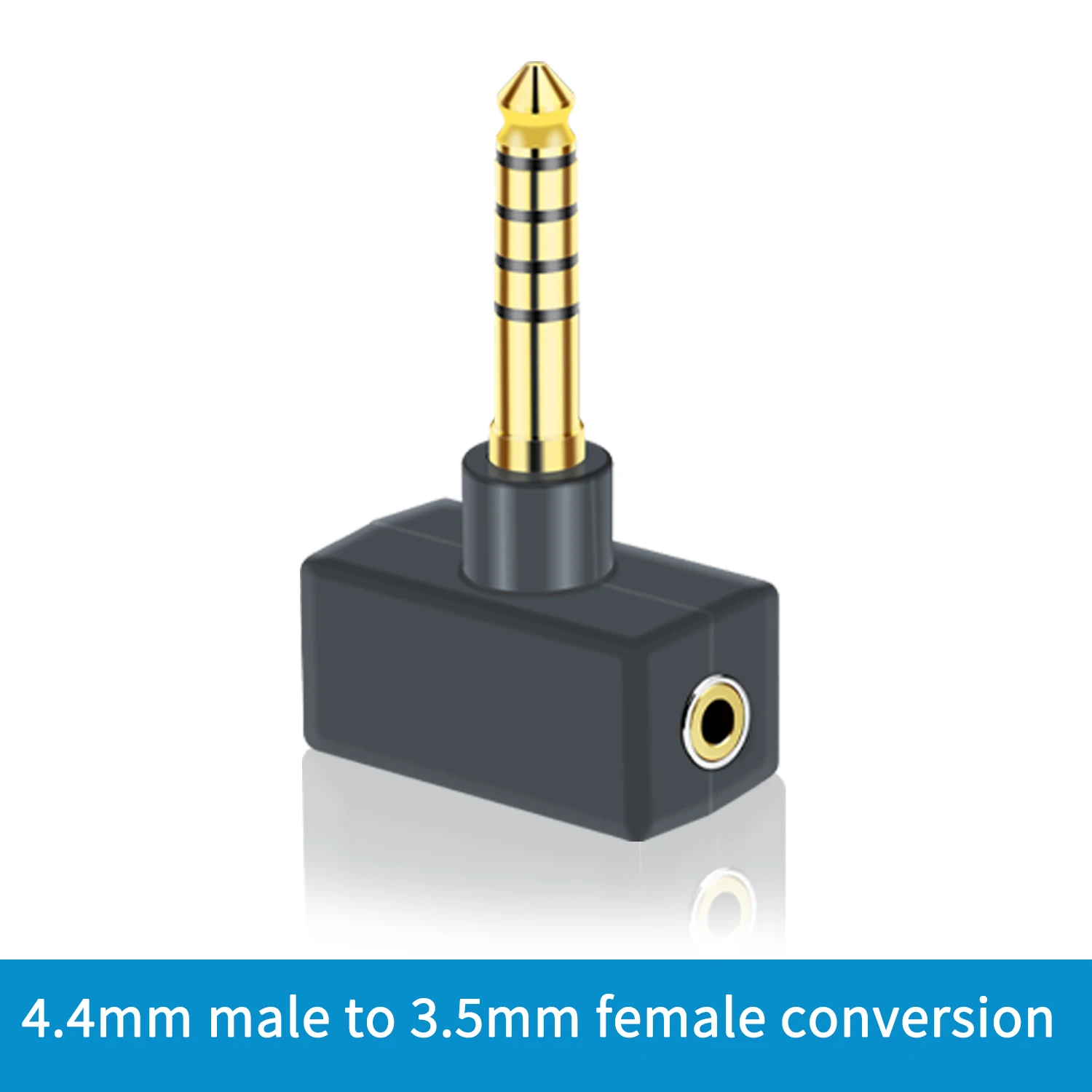 

SYRNARN 4.4mm Balanced Male to 3.5mm Stereo Female Adapter Portable Headphone Cable for HiFi Audio Converter DAP DAC Amplifier
