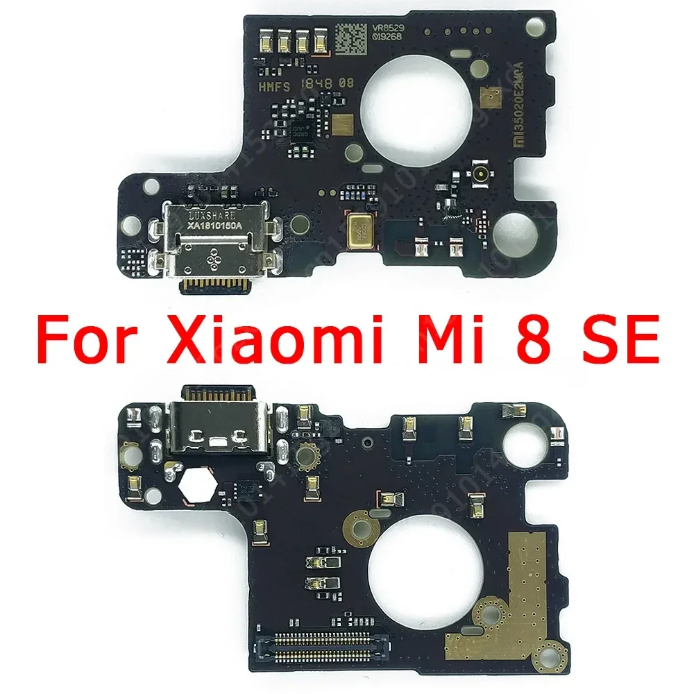 Charging Port For Xiaomi Mi 8 Lite 8 SE Mi8 Pro Charge Board Usb Connector Flex Cable Replacement Pcb Spare Parts