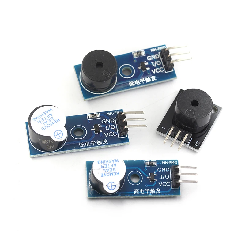 Active buzzer module Passive high and low level trigger buzzer control board sound sensor smart car 5V