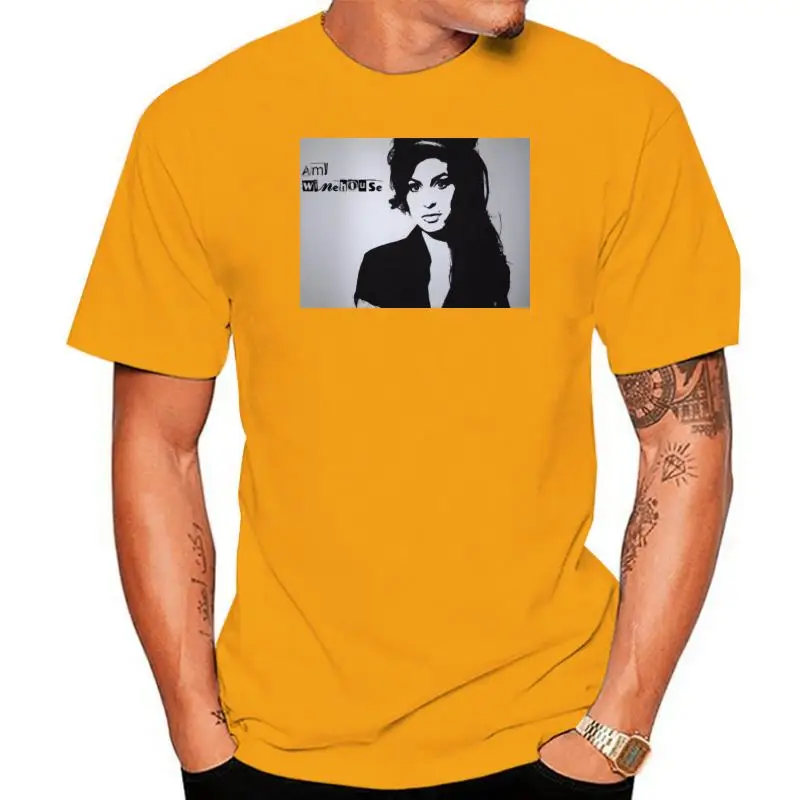 Amy Winehouse New Design T-Shirt Men Unisex Women Fitted Rock 100% Cotton New BM