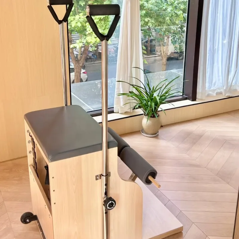 

YTYIN Wholesale White Maple Wood Pilates Chair | Stable Spring-Based Equipment for Home & Studio Exercise (