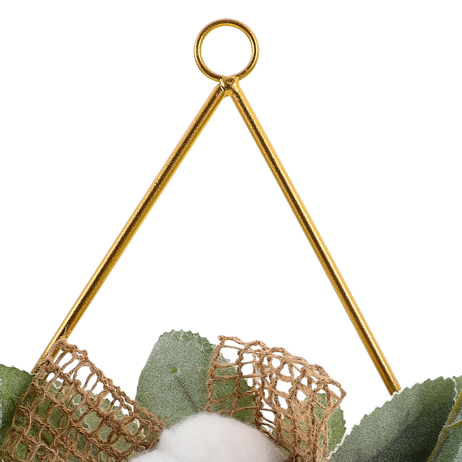 

Nordic Wrought Iron Garland Door Hanging Wreaths Metal Artificial Spring Floral