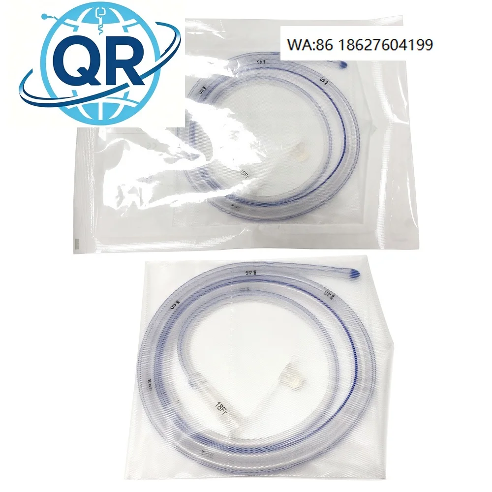 Patient Care Disposable Medical Sterile Safety Gastric Tube Pvc Silicone Duodenal Stomach Feeding Best Seller