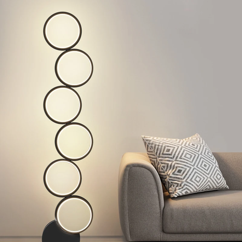 Modern minimalist style LED floor lamp - living room sofa fishing lamp - bedroom bedside lamp - home decoration lamp