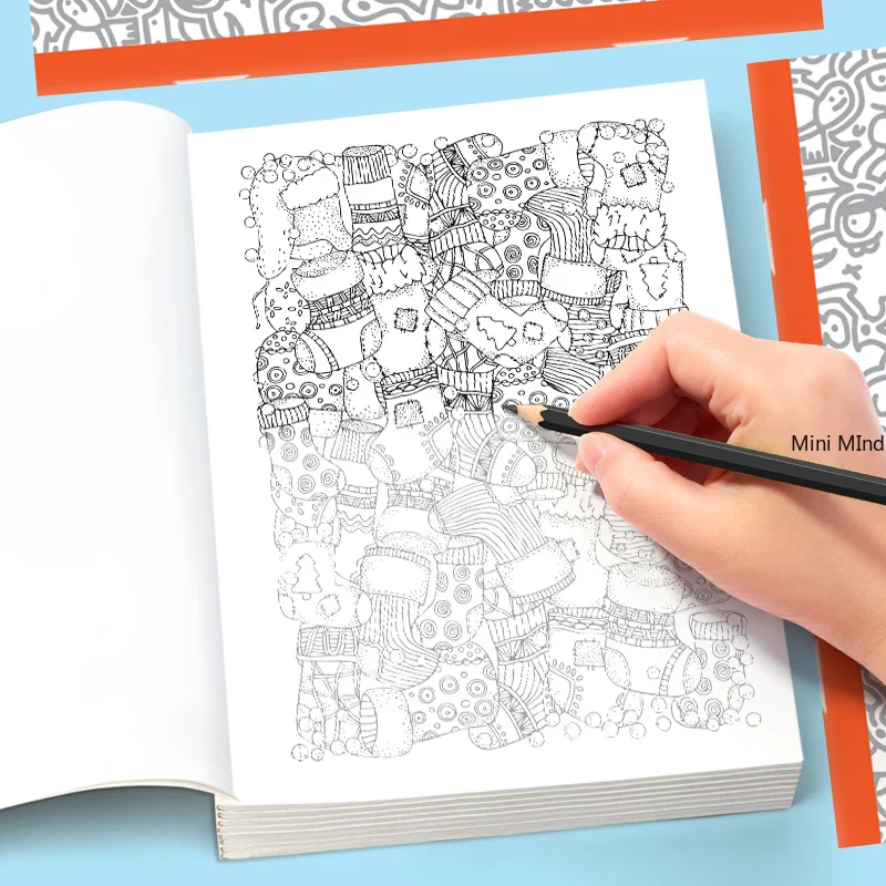 A Fun Adult Sketchbook with 22 Unique and Interesting Patterns, High-definition Paper, Artistic Creation, 22 Pages, Suit As Gift