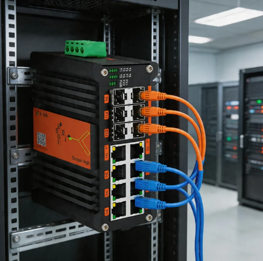 Sfp+ 10G Managed Switch 8 Port - Switch Ethernet Gigabit Industrial Administrado de