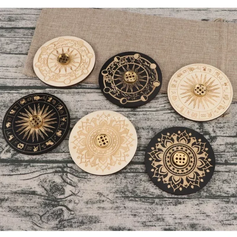 Wood Aroma Stand Incenses Holder for Home Offices Create Relax Atmospheres Improve Sleep Qualities Iprove Inspiration