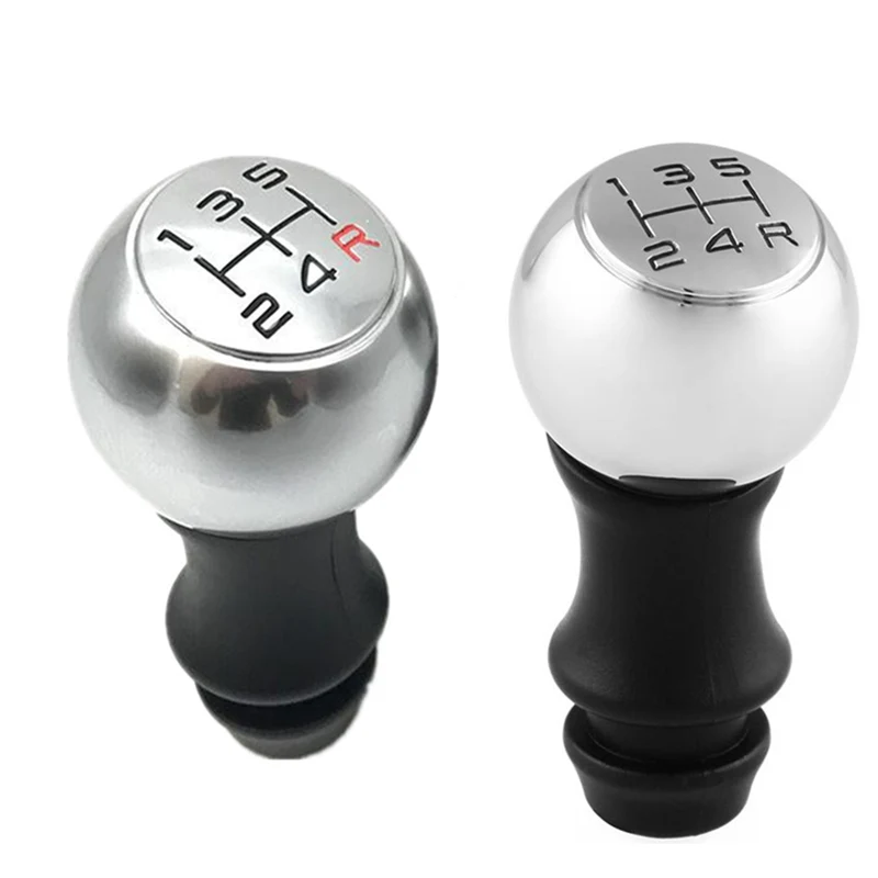 Chrome Matte 5 6 Speed Alloy MT Gear Shift Knob for Peugeot 206 306 106 307 308 301 308 807 Citroen C1 C2 C3 C4 Lever Stick