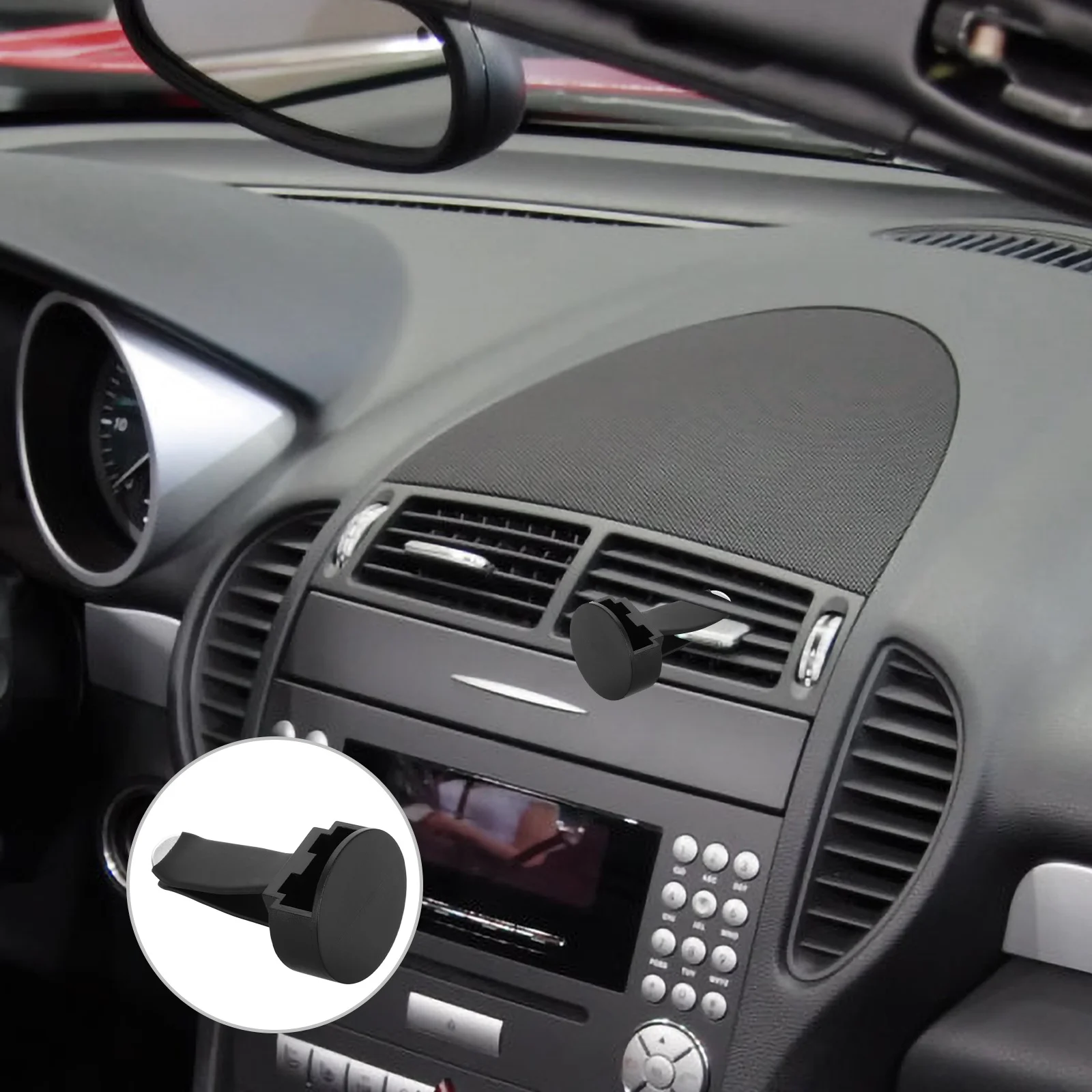 

30 Pcs Aromatherapy Balm Clip Cars Air Freshener Cup Holder Black Plastic Outlet