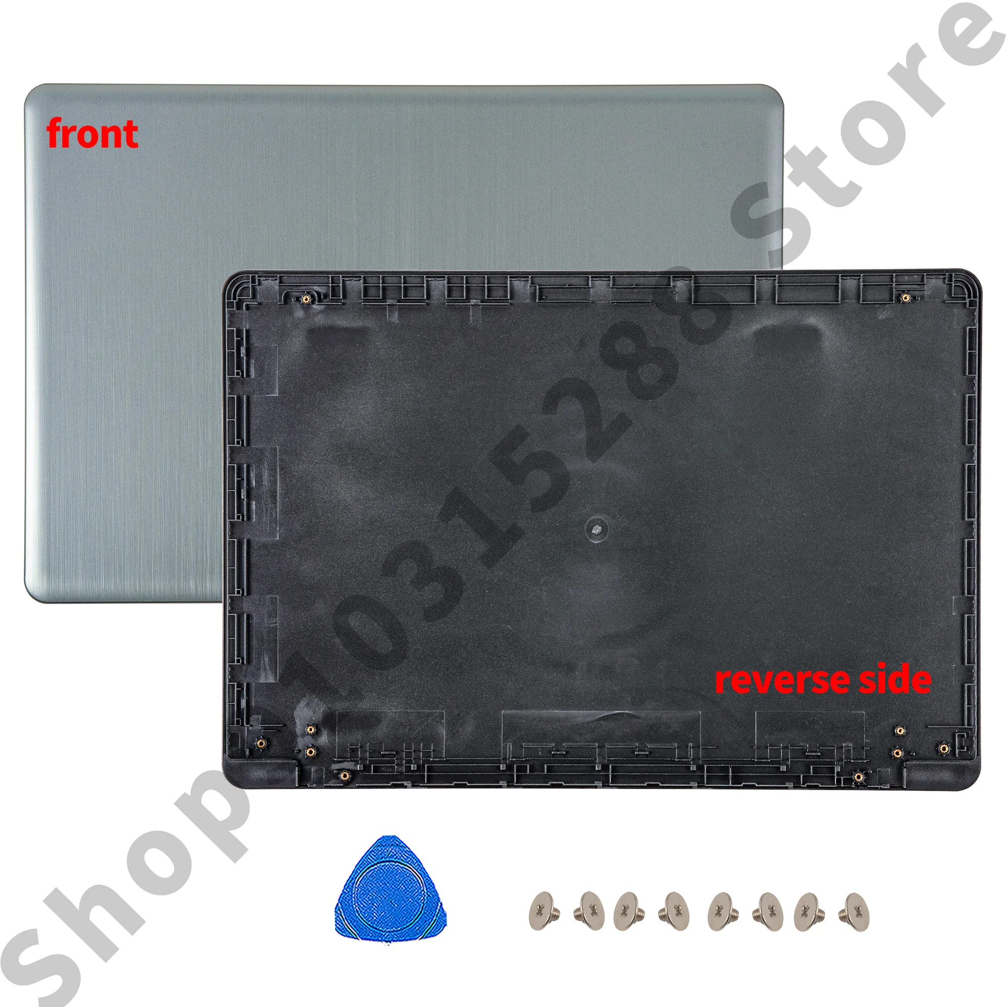 Imagem -02 - Tampa Traseira do Lcd para o Reparo da Moldura e do Hingecover Tampa para N580 N580v N580g N580vd X580 X580g X580v Nx580v 156 Iinch Novo