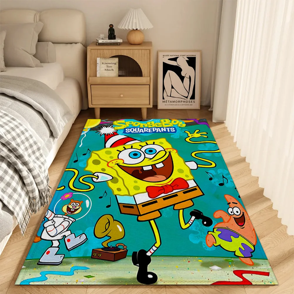 Fashion Entrance Mat Living Room Rugs Decoration S-spongebob Bedrooom Carpet for Kitchen Floor Mats Doormat Front Door Balcony