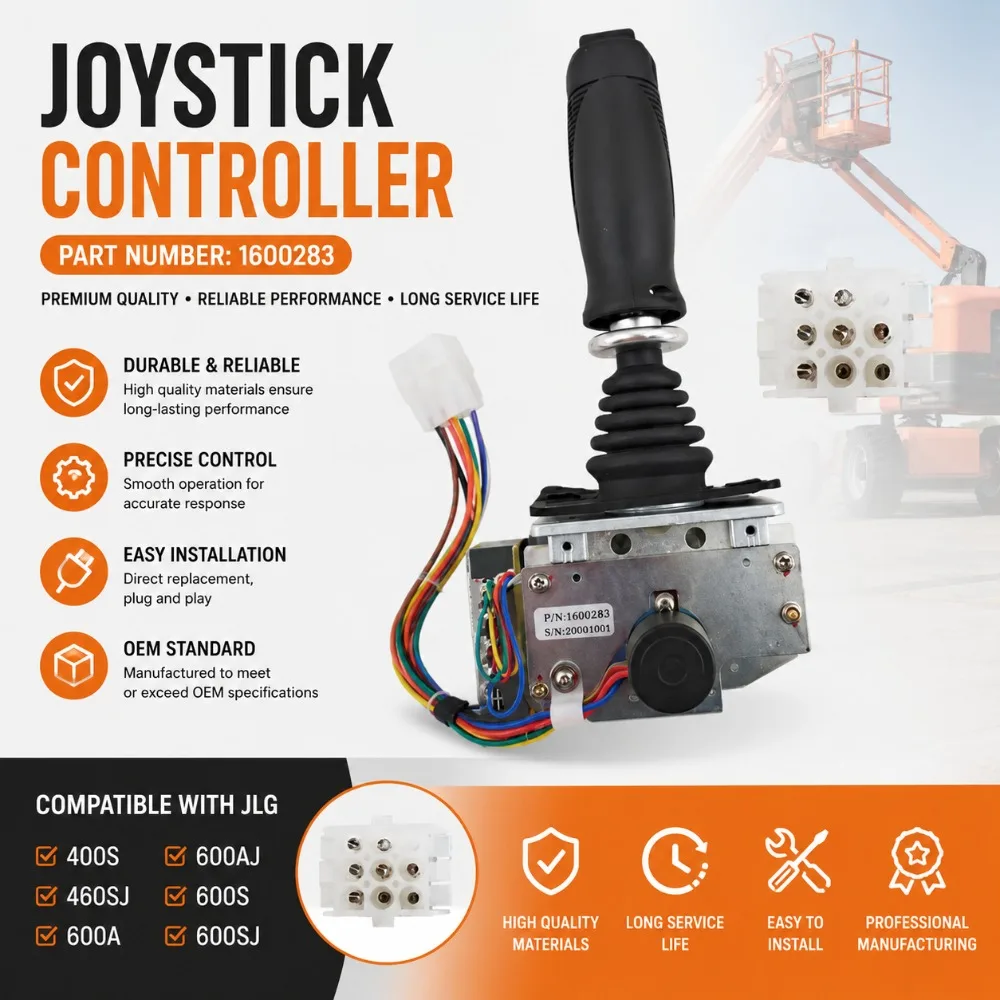 Joystick Controller 1600283 Compatible with JLG 400S 460SJ 600A 600AJ 600S 600SJ 660SJ 601S 740AJ 800A 800AJ