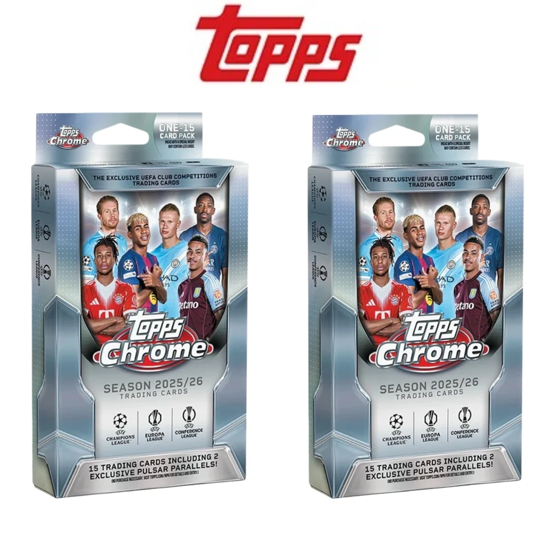 2025-26-topps-chrome-uefa-club-competitions-mega-box-trading-cards-42-cards-football-x-fractor-parallel-blind-box-stock