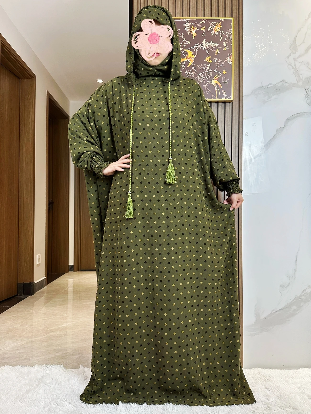 Vestido musulmán de Ramadán para mujer, ropa de oración islámica, Abaya, Dubái, Turquía, tela de algodón, Color liso, caftán, nuevo