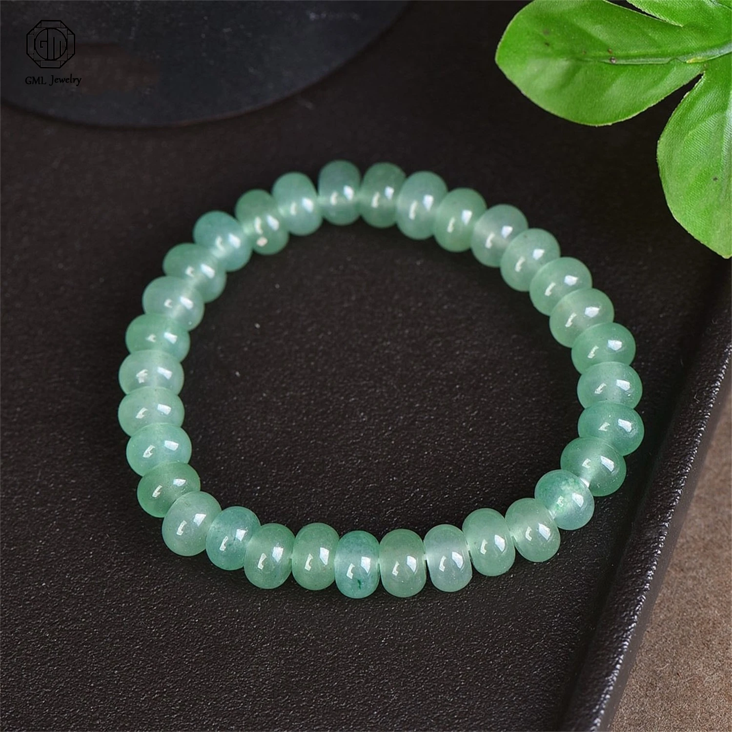 

Браслет из натурального нефрита Дунлин с круглыми бусинами-абакусами, женский, с золотой нитью, в нефритовом стиле, украшение на запястье