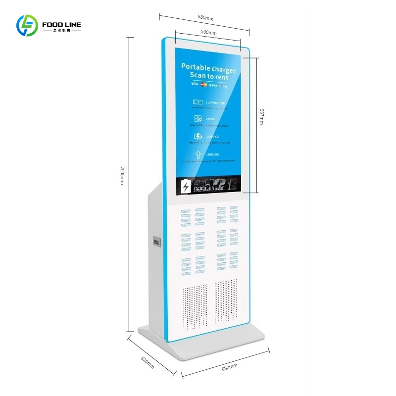 48 Slots Sharing Power Banks and Power Station Rental Vending Machine Power Bank Share Charging Station for Cell Phones
