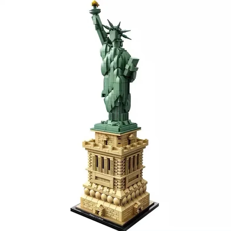 1685 Pieces Architecture Statue of Liberty Large Collection Building Set Model Gift for Kids and Adults Compatible 21042