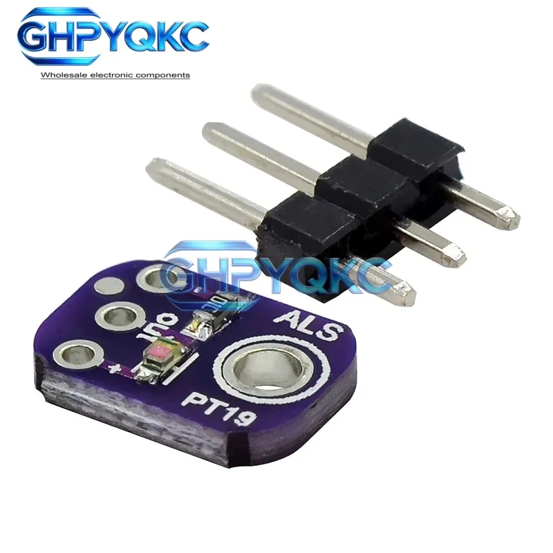 ALS-PT19 Analog Light Sensor Module High Dynamic Range Light Sensor Breakout Board For Arduino 2.5V-5.5V Light UV Sensor Module