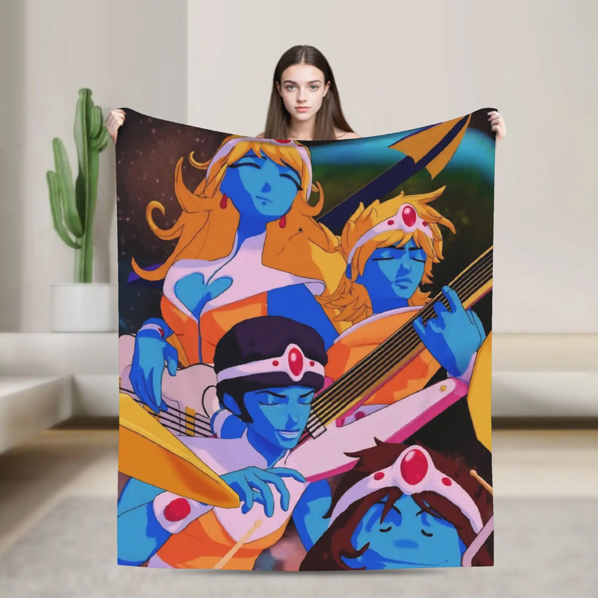 Stella Octave Arpegius Baryl Blankets Fleece Decoration Interstella 5555 Thin Throw Blankets for Sofa Travel Plush Thin Quilt