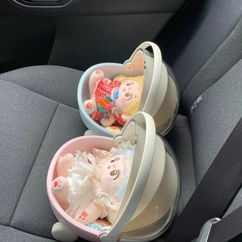 

Handheld Desktop Cradle Storage Box Cotton Doll Basket Car Cute Dormitory Goodies Snack Basket Bjd Ob11 Stroller