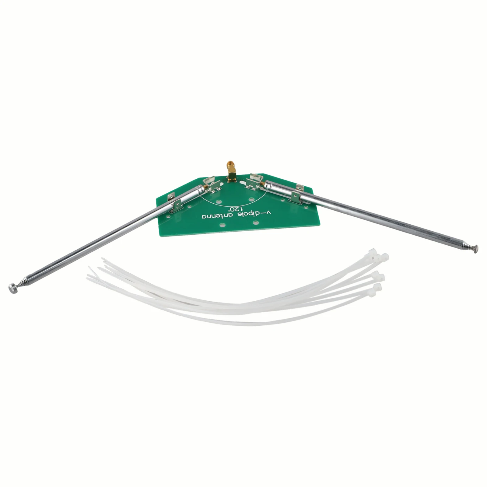 ชุดเสาอากาศไดโพล DIY V สําหรับการรับ 137MHz พร้อมคันโยกปรับความยาวได้สําหรับการเพิ่มประสิทธิภาพและประสิทธิภาพสัญญาณ