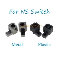 100 Uds = 50 juegos de pestillo de bloqueo de hebilla izquierda derecha de plástico/Metal para piezas de repuesto de reparación JoyCon de interruptor NS