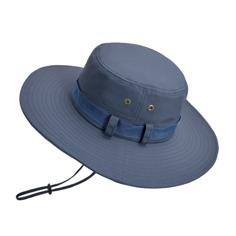 New Bucket Hats Summer Breathable Fisherman Hat Large Brim Sun Protection Hat Men Women Outdoor Climbing Hiking Mountain Sun Hat