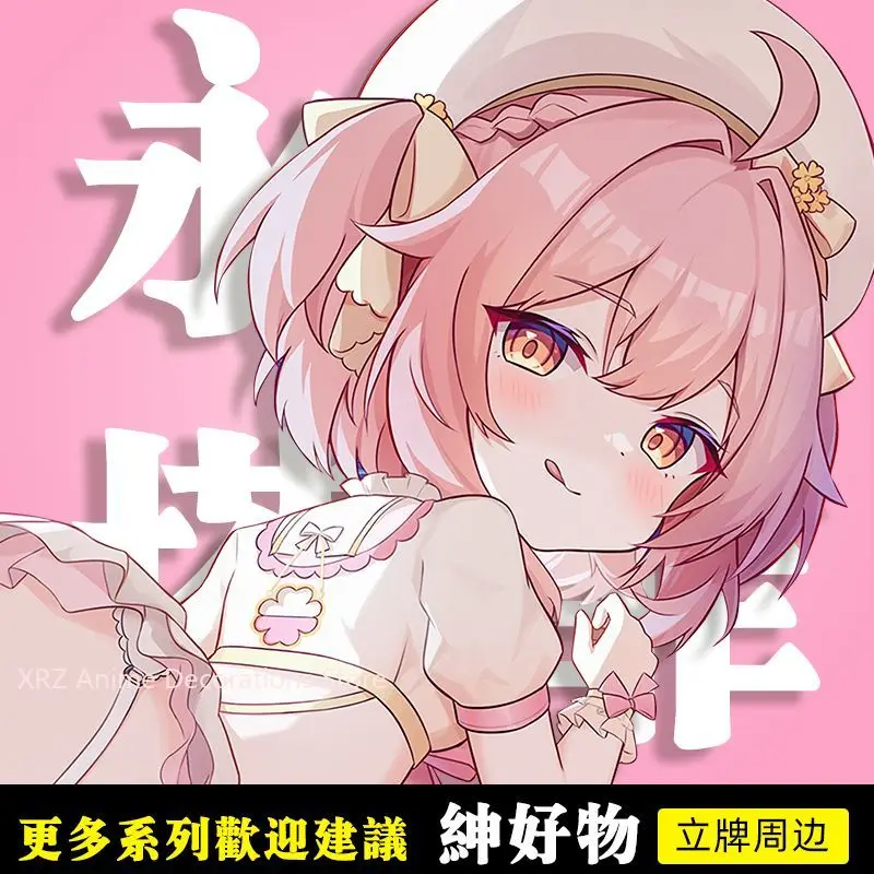 

VTuber NIJISANJI Аниме Фигурки Акриловые Подставки Персонаж ‌ Держатель тарелки Ace Taffy, настольный орнамент, реквизит на день рождения