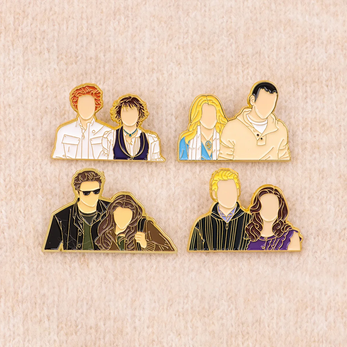Twilight Enamel Pin American Fantasy Movies Lapel Pins Badge On Backpack Costume Accessories Fashion Jewelry Gifts For Fans